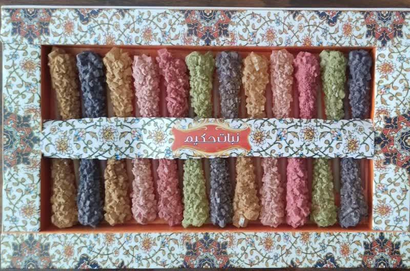 قیمت و خرید نبات میوه ای ۸ طعم | نبات میوه‌ای خوشمزه با طعم طبیعی | خرید اینترنتی نبات حکیم